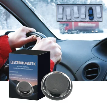 1-2ШТ Электромагнитное устройство для удаления снега автомобильный противогололедный инструмент Автомобильное удаление снега Молекулярные помехи Эффективное размораживание