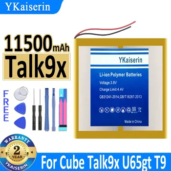 11500 мАч YKaiserin Аккумулятор Talk 9x для Cube Talk9x U65gt T9 для ALLDOCUBE TALK9 TALK9X Аккумуляторы для ноутбуков Bateria