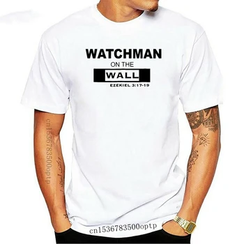 2020 Модная мужская футболка WATCHMAN On The WALL Ezekiel Summer Personality 100% Хлопок