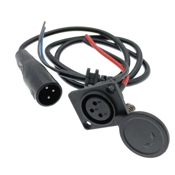 3-контактный разъем для зарядки Canon, интерфейсный кабель зарядного устройства, 2-проводный разъем, розетка для электрического велосипеда, балансировочный автомобильный велосипед