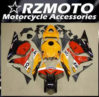 4Gifts Новый комплект обтекателей для мотоциклов ABS, пригодный для HONDA CBR600RR F5 2009 2010 2011 2012 09 10 11 12 На Заказ Красный Оранжевый