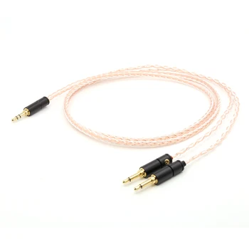 5N OFC Медный провод для наушников с улучшенным звуком, кабель для наушников для гарнитуры HD700