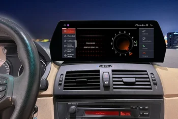 8 + 256 ГБ 12,3-дюймовый QLED Сенсорный Экран CarPlay Android Для BMW X3 E83 2006-2012 Автомобильный Радиоприемник 4G Мультимедийный Плеер GPS Навигационный Блок