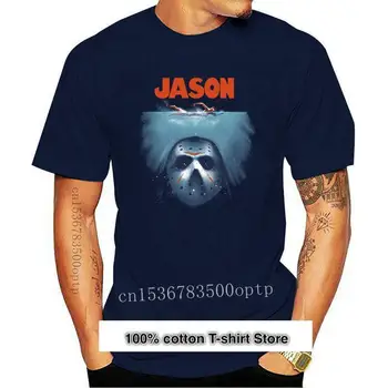 Camiseta de Jason Voorhees para Halloween, ropa Retro de manga corta con cuello redondo, nueva