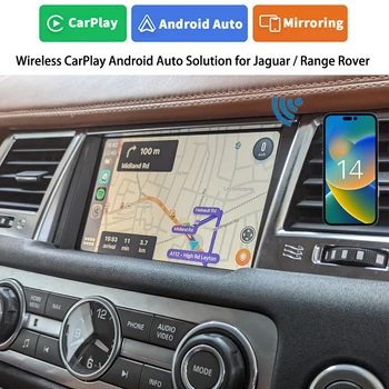 iCarPlay Новейшая навигация Apple Map Bluetooth CarPlay Android Auto Interface для Jaguar XF F-Pace XE F-Type для Bosch