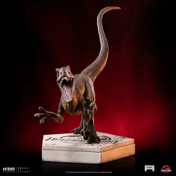 Iron Studios Park Бразильский завод Univjp75522-ic Коллекция моделей динозавров Double Crown Dragon Velociraptor