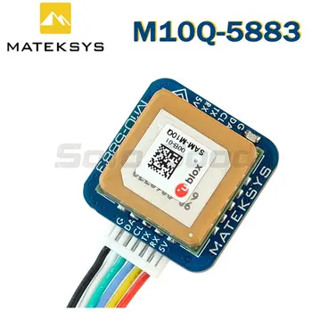 Matek Systems GNSS M10Q-5883 U-Blox M10 GPS с Компасом Модуль QMC5883L Цифровая Скорость полета 4 ~ 9 В Для Гоночного Дрона FPV