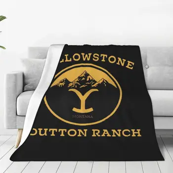 Y-Yellowstones Супер Мягкое Одеяло С Логотипом D-Dutton Ranchs Для Кемпинга, Зимнее Милое Фланелевое Покрывало На Заказ, Чехол Для Дивана-кровати