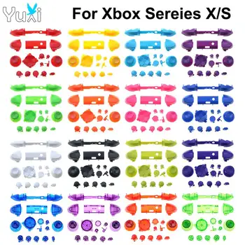YuXi Для Xbox Серии X S Комплект Кнопок Контроллера RB LB Бампер RT LT Триггерные Кнопки Аналоговый Джойстик для Большого пальца Dpad Для Xbox One