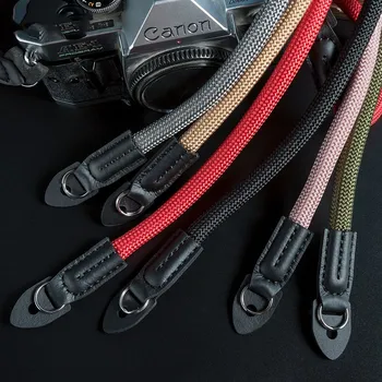 Альпинистская Нейлоновая веревка, Плечевой ремень камеры, ремень для беззеркальной цифровой камеры Leica Canon Nikon Olympus Pentax Sony