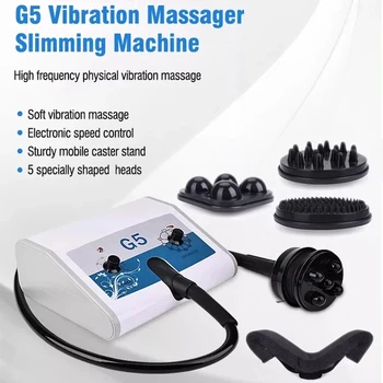 Высокочастотный вибрационный массаж для похудения, косметологическое оборудование G5, массажер для всего тела, машина для коррекции фигуры от целлюлита