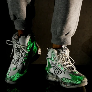 Дизайнерские зимние мужские кроссовки для бега, Уличная дышащая спортивная мужская обувь, Удобные мягкие мужские кроссовки для бега трусцой Zapatillas