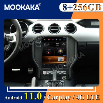 Для Ford Mustang 2014-2017 8 + 256g Android 11 Автомобильный Радиоприемник с экраном Coche Авторадио Gps Navi Dsp Мультимедийный плеер Qualcomm