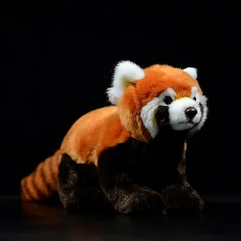 Имитация Красной панды Ailurus Fulgens Малая панда, милые куклы, Мягкие плюшевые игрушки в стиле Каваи, коллекция подарков