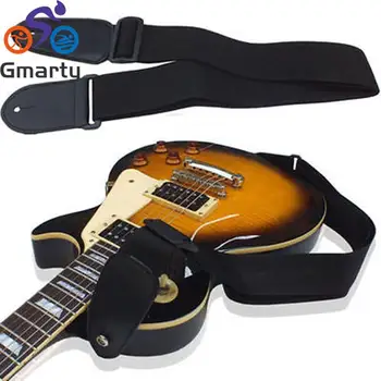 Искусственная кожа + нейлон черного цвета, Удобные ремешки для фолк-гитары, регулируемый ремешок для электроакустической бас-гитары 75-120 см