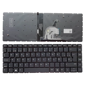 Испанская Клавиатура с подсветкой для ноутбука HP Probook 440 G6 440 G7 445 G6 445 G7 445R G6 445R G7 HSN-Q15C HSN-Q24C HSN-Q21C