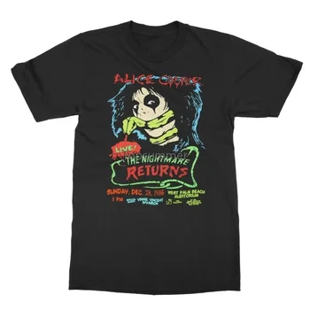 Классическая футболка для взрослых Alice Cooper, мужская футболка