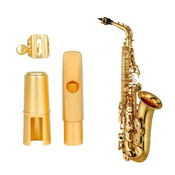 Крышка мундштука с металлической пряжкой Наборы мундштуков для саксофона, запчасти для саксофона и кларнета