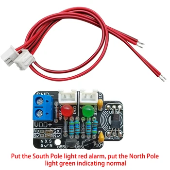 Модуль обнаружения Северного и Южного полюсов магнитов холла постоянного тока 5-20 В, модуль определения магнитного полюса магнитной индукции