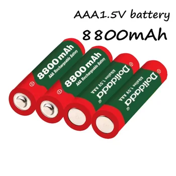 Новая аккумуляторная батарея AA 9800 мАч/88 мАч 1,5 В Новая Щелочная Аккумуляторная батарея для светодиодной игрушки mp3 с зарядным устройством
