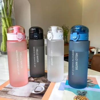 Новая пластиковая бутылка для воды объемом 780 мл, Портативная спортивная чашка для чая и кофе, Кухонные инструменты, детская бутылка для воды для школы, Прозрачная