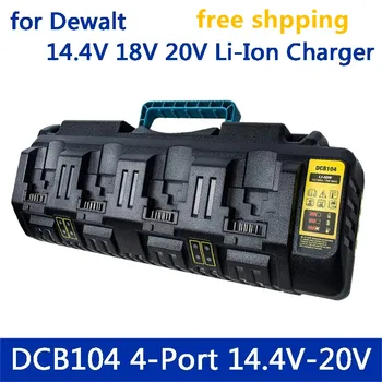 Новинка для Dewalt 14,4 В 18 В 20 В Литиевая Батарея Зарядное Устройство DCB104 DCB102 Литий-Ионный Аккумулятор DCB118 DCB1418 DCB140 DCB183 DCB200 USB Выход 5 В