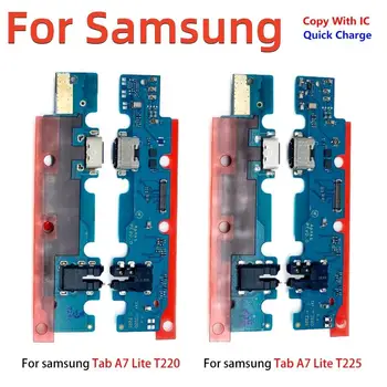 Новинка для Samsung Galaxy Tab A7 Lite T220 T225 SM-T225 SM-T220 USB Порт для зарядки Микрофона Док-станция для подключения микрофона Плата Гибкий Кабель