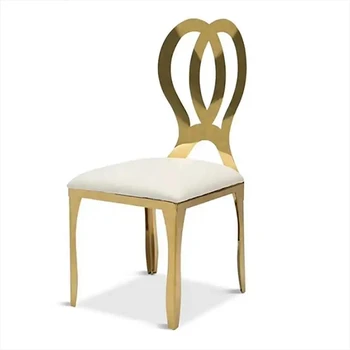 оптовые стулья для свадебного приема золотая мебель из нержавеющей стали event party decoration
