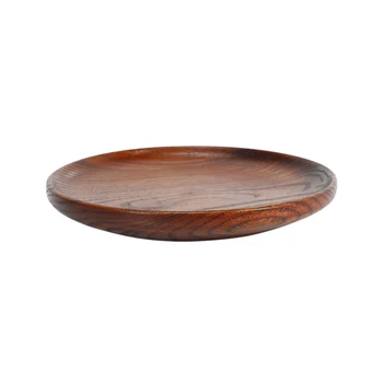 Посуда Бытовая Гладкая Деревянная форма для хлеба Поднос Кухонные принадлежности тарелка для приправ Круглая