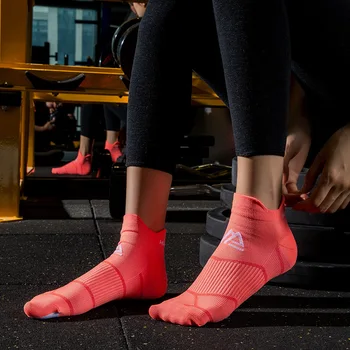 Профессиональные носки для марафонского бега Носки до щиколоток Сетчатые дышащие Носки с дезодорантом, впитывающие пот, Компрессионные носки для спорта на открытом воздухе