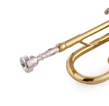 Профессиональный мундштук для латунной трубы, Аксессуары для музыкальных инструментов из посеребренной латуни