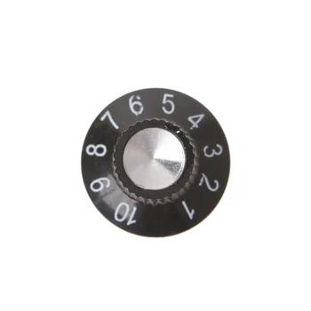 Ручка-кнопка гитарного усилителя Ручка регулировки громкости и тона с алюминиевой окантовкой для F
