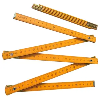 Складная измерительная линейка по дереву длиной 1 метр, плотницкая линейка, метрическая линейка для рисования, инструменты для обучения, принадлежности