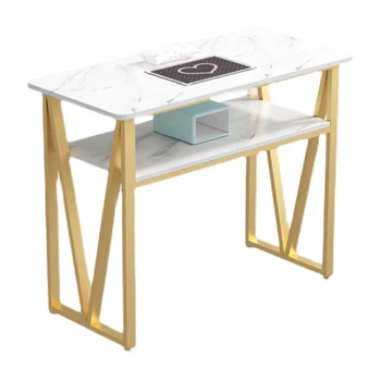 Современные кованые маникюрные столы для коммерческой мебели Маникюрный стол Экономичный дизайн Маникюрный магазин Simplicity Nail Station