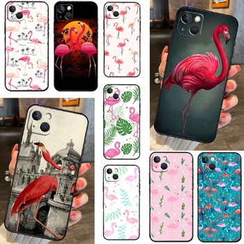 Чехол Flamingo Bird Для iPhone 12 13 11 14 15 Pro Max 7 8 Plus SE 2020 X XR XS 13 12 Mini Задняя Крышка Capa